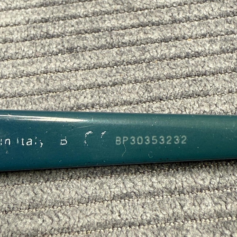 Prada NAG-1O1 Tortoise Teal Rectangular Eyeglasses Frames Italy BP30353232 - Picture 6 of 16